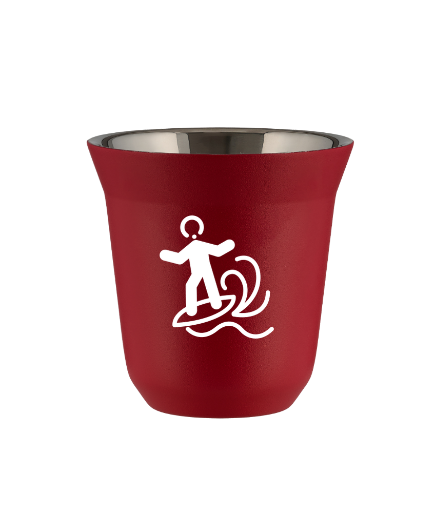 Kubek czerwony mat 150 ml, WINDSURFING (bialy) kubek termiczny na kawe | 65,00 zł Kubek czerwony mat 150 ml, WINDSURFING (bialy) kubek termiczny na kawe | 65,00 zł