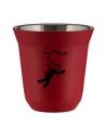 Kubek czerwony mat 150 ml, NURKOWANIE (czarny) kubek termiczny na kawe | 70,00 zł