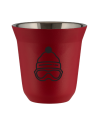 Kubek czerwony mat 150 ml, CZAPKA kubek termiczny na kawe | 70,00 zł