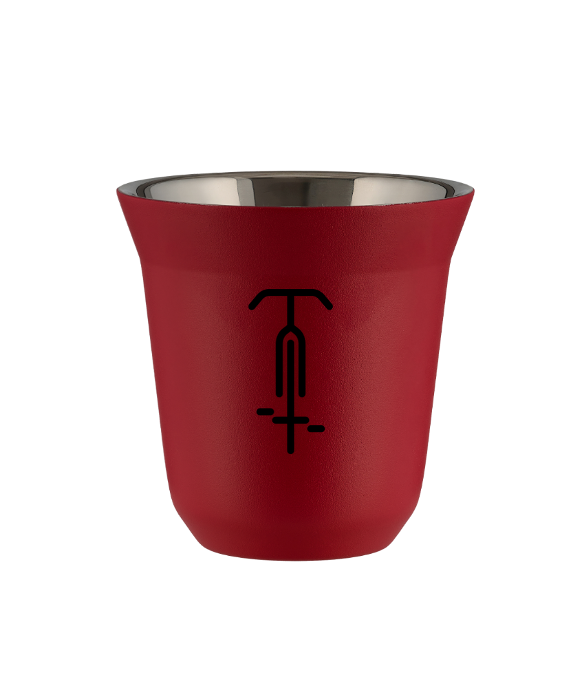 Kubek czerwony mat 150 ml, KOLARSTWO 1 (czarny) kubek termiczny na kawe | 70,00 zł Kubek czerwony mat 150 ml, KOLARSTWO 1 (czarny) kubek termiczny na kawe | 70,00 zł