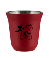 Kubek czerwony mat 150 ml, SPORTY kubek termiczny na kawe | 70,00 zł