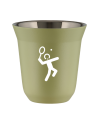 Kubek pistacjowy 150 ml, TENIS 2 (bialy) kubek termiczny na kawe | 65,00 zł