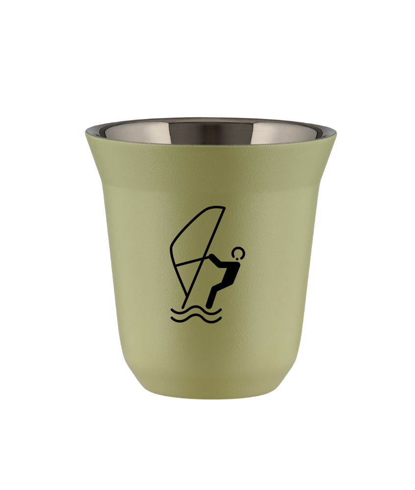 Kubek pistacjowy 150 ml, SPORTY WODNE kubek termiczny na kawe | 65,00 zł Kubek pistacjowy 150 ml, SPORTY WODNE kubek termiczny na kawe | 65,00 zł