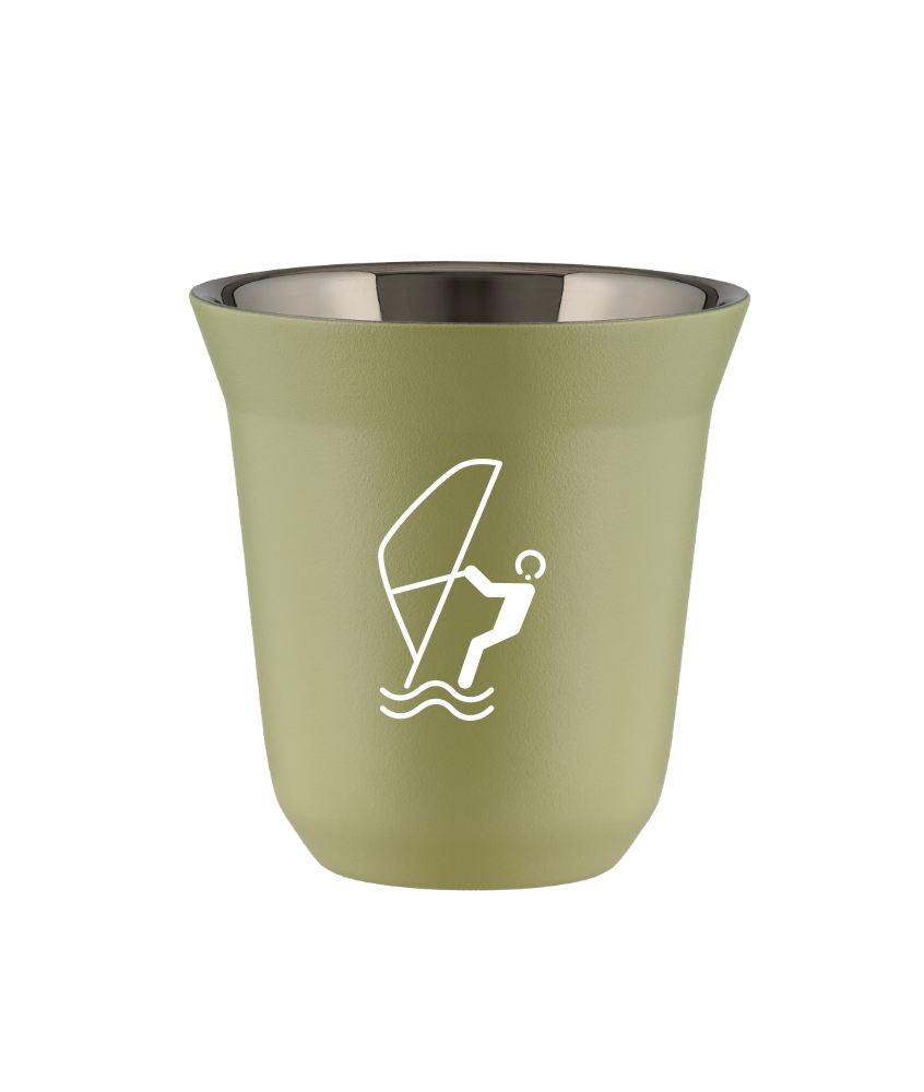 Kubek pistacjowy 150 ml, SPORTY WODNE (bialy) kubek termiczny na kawe | 65,00 zł Kubek pistacjowy 150 ml, SPORTY WODNE (bialy) kubek termiczny na kawe | 65,00 zł