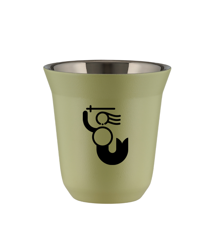 Kubek pistacjowy 150 ml, WARSZAWSKA SYRENKA kubek termiczny na kawe | 65,00 zł Kubek pistacjowy 150 ml, WARSZAWSKA SYRENKA kubek termiczny na kawe | 65,00 zł