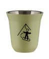 Kubek pistacjowy 150 ml, SNOWBOARD (czarny) kubek termiczny na kawe | 65,00 zł