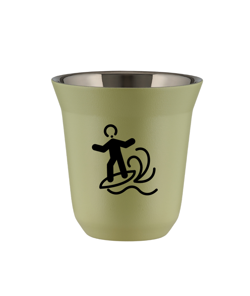 Kubek pistacjowy 150 ml, WINDSURFING kubek termiczny na kawe | 65,00 zł