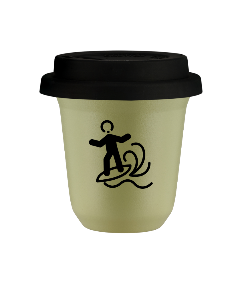 Kubek pistacjowy 150 ml, WINDSURFING z pokrywka czarna kubek termiczny na kawe | 70,00 zł Kubek pistacjowy 150 ml, WINDSURFING z pokrywka czarna kubek termiczny na kawe | 70,00 zł