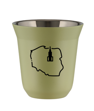 Kubek pistacjowy 150 ml, POLSKA (czarny)