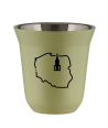Kubek pistacjowy 150 ml, POLSKA (czarny) kubek termiczny na kawe | 70,00 zł