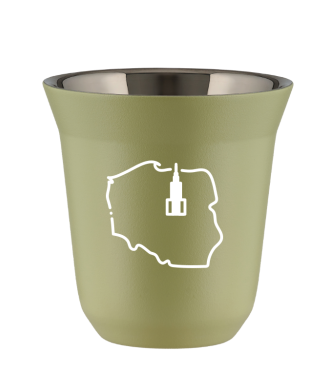 Kubek pistacjowy 150 ml, POLSKA (bialy)