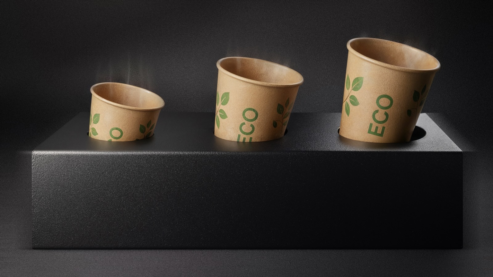 Органайзер для чашок – кінець хаосу біля кавоварки.