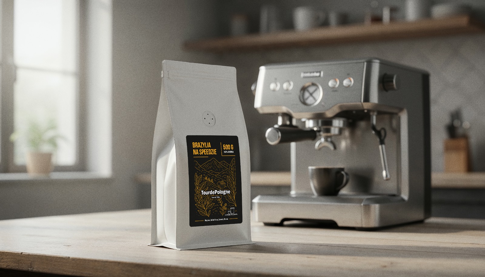 Poczuj słońce Brazylii w każdej kropli kawy.